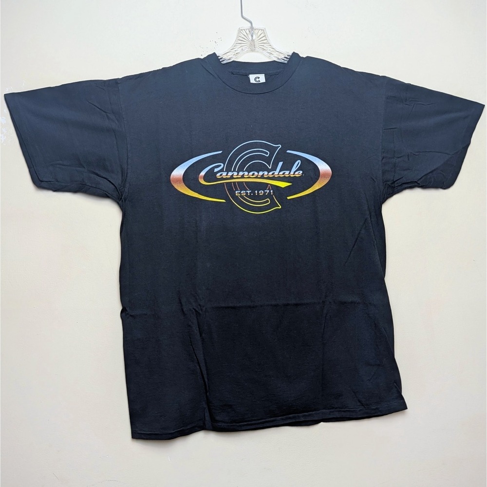 Vintage Cannondale Bicycle Biking Logo 90s USA Single Stitch Shirt XL